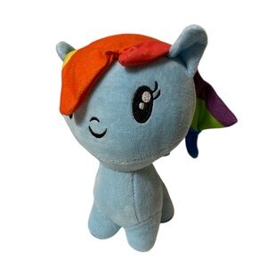 My Little Pony Rainbow Dash Cutie Mark Crew Plush Toy Factory Stuffed Animal 7in